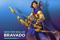 Paladins Sha Lin Bravado Skin FREE